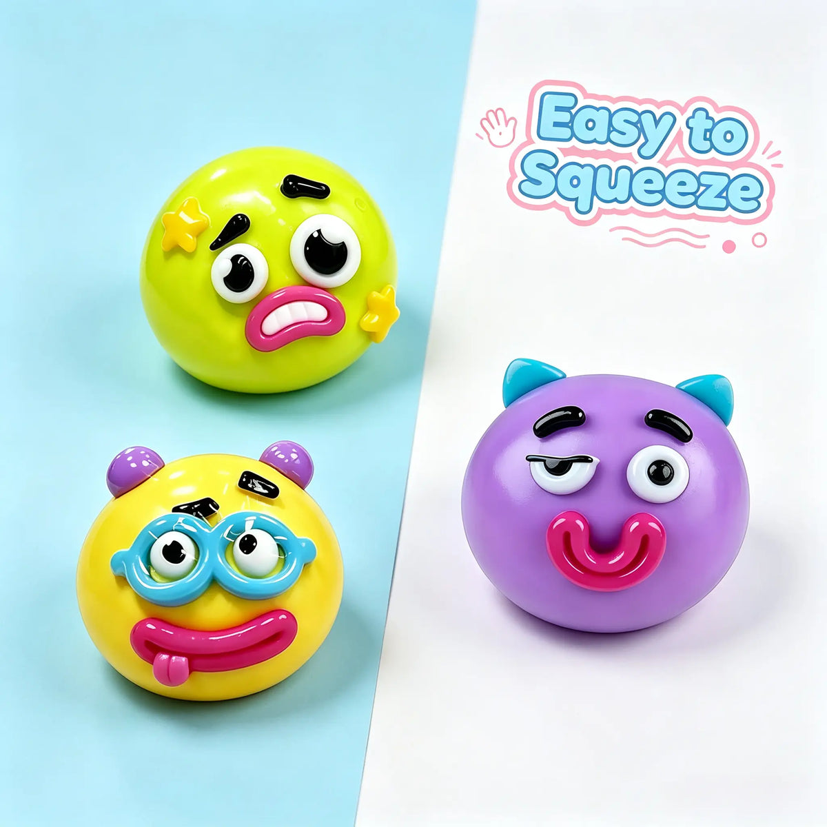 NEW Smushers Squishy - Curiosities Smushers Dog Face Swap Squishy Soft Moldable Cute Slow Rise Relaxing
