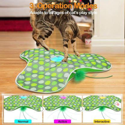 Interactive Cat Toys for Indoor Cats,Hide-N-Seek Game,Cat Enrichment Toy