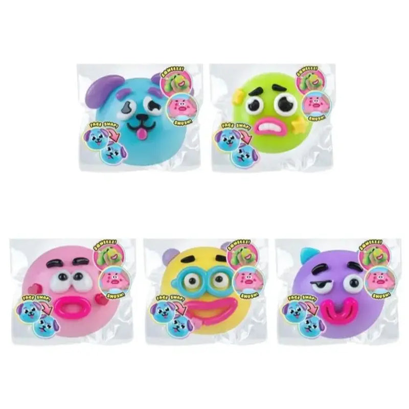 NEW Smushers Squishy - Curiosities Smushers Dog Face Swap Squishy Soft Moldable Cute Slow Rise Relaxing