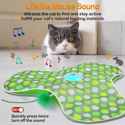 Interactive Cat Toys for Indoor Cats,Hide-N-Seek Game,Cat Enrichment Toy