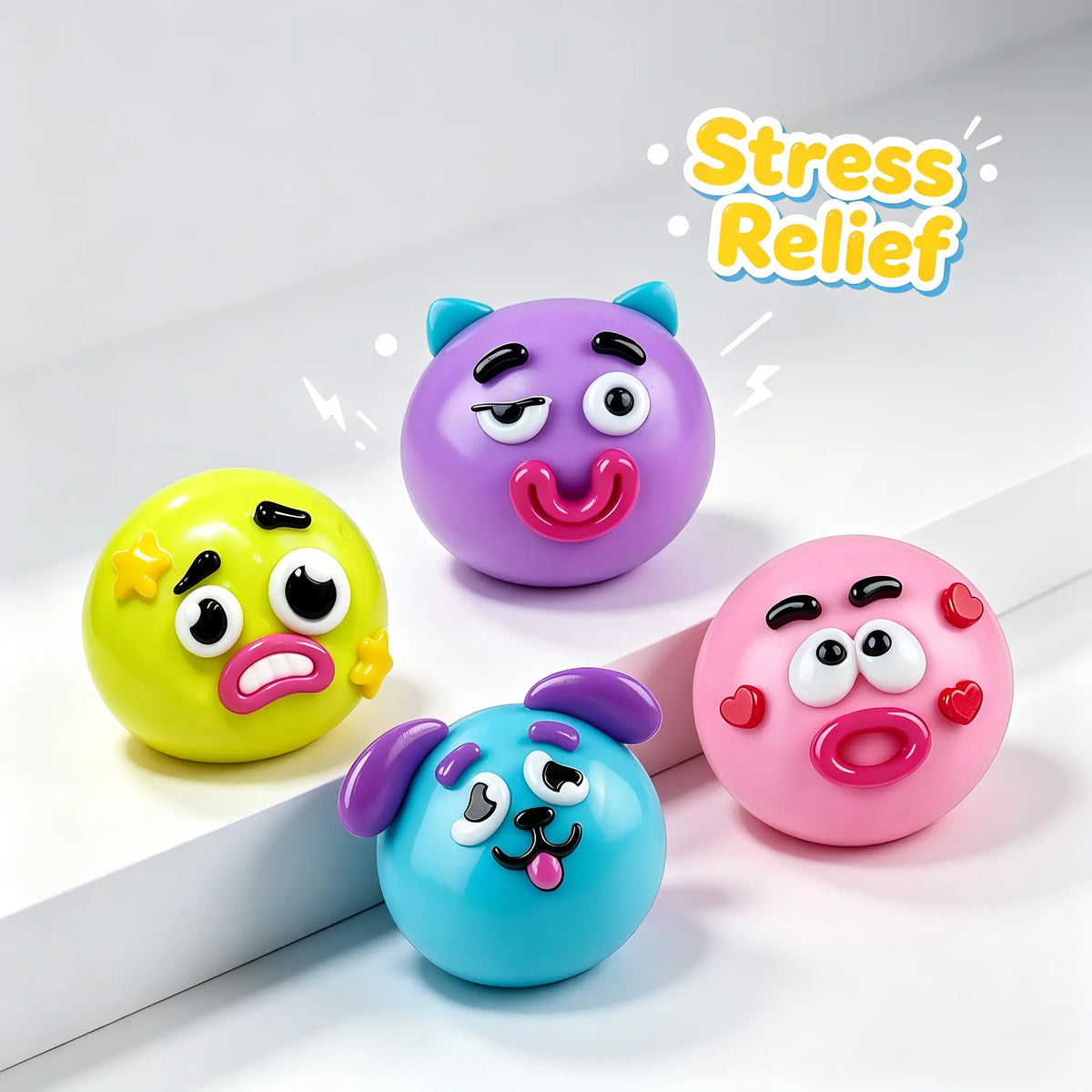 NEW Smushers Squishy - Curiosities Smushers Dog Face Swap Squishy Soft Moldable Cute Slow Rise Relaxing